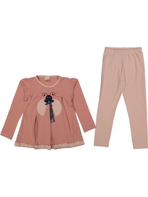 Kız 3/6 Yaş Uğur Böcekli Taytlı Takım