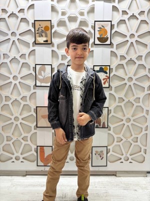 Kumrunun Dünyası Erkek Çocuk Ceket Gömlek Tişört Pantolon Alt Üst Takım Bayramlık 4'lü