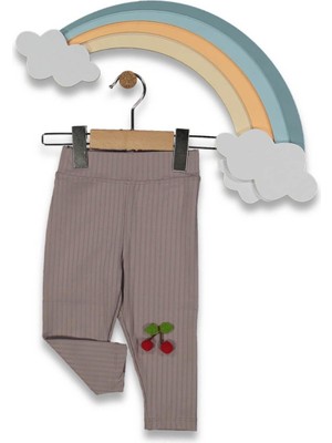 Kız 1/4 Yaş Gipeli Nakışlı Tayt