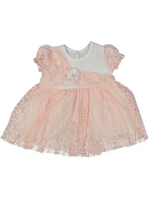 Kız 9/18 Ay Dantelli Pamuk Elbise