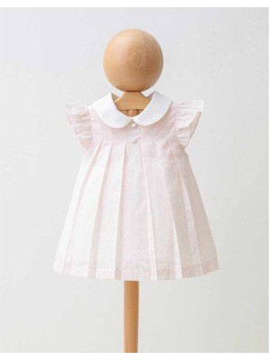 Kız 6/24 Ay Çiçek Baskılı Elbise