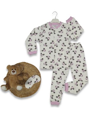 Unısex 4/6 Yaş Çıtlı Miki 3lü Serı Pıjama Takım