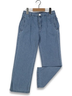 Kız 8/12 Yaş Yüksel Bel Kot Pantolon