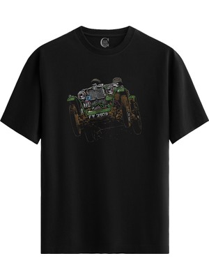 Color Luxe Exeter Trial - Pamuklu Erkek Siyah Tişört - Premium Quality