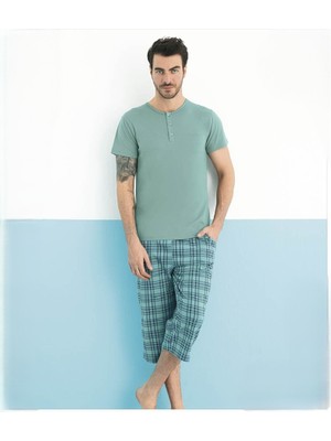 Aydoğan 250068 Erkek Modal Kısa Kollu Pijama Takım