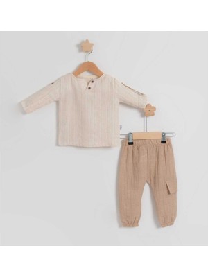 Erkek 6/18 Ay Hakim Yaka Gömlekli Takım