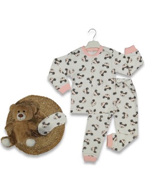 Kız 1/3 Yaş Çıtlı Miki 3lü Serı Pıjama Takım