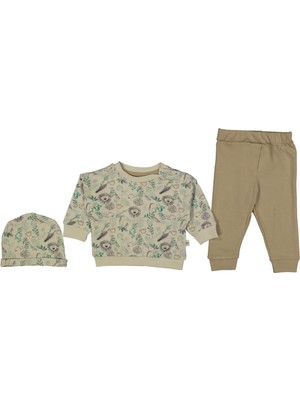 Erkek 6/18 Ay Aslan Baskılı 2li Takım