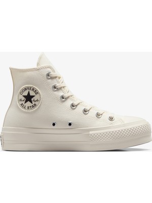 Conversechuck Taylor All Star Lift Kadın Krem Sneaker
