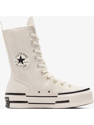 Converse Chuck 70 Plus Unisex Krem Platform Sneaker