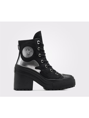 Converse Chuck 70 De Luxe Heel Chrome Unisex Siyah Platform Sneaker