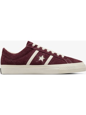Converse One Star Academy Pro Unisex Bordo Süet Sneaker