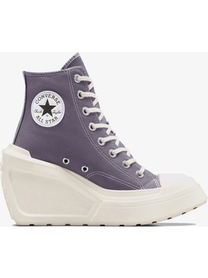 Converse Chuck 70 De Luxe Wedge Unisex Mor Platform Sneaker