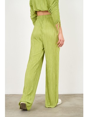 Beli Lastikli Plise Pantolon