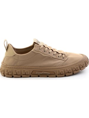 Bambi Bej Leather Erkek Sneaker E01185051818