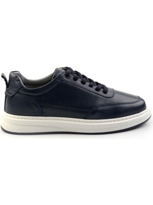 Bambi Lacivert Leather Erkek Casual Ayakkabı E01082000503