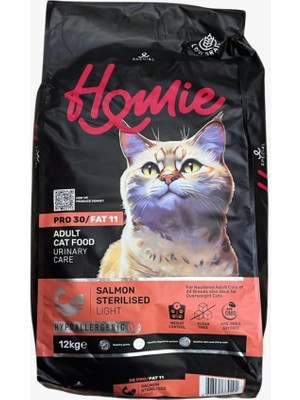 Homie Somonlu Kısırlaştırılmış Kedi Maması 12 kg