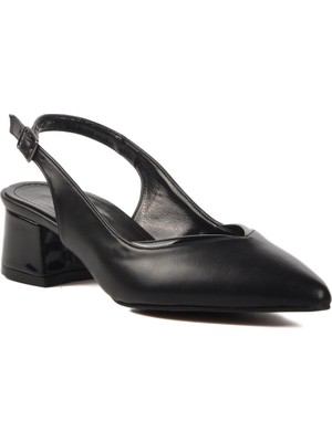 Ayakmod 357115 Z Siyah  Kadın Topuklu Ayakkabı Stiletto