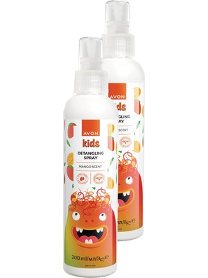 Avon Kids Çocuklar İçin Mango Kokulu Saç Açıcı Sprey 200 ml Ikili Set