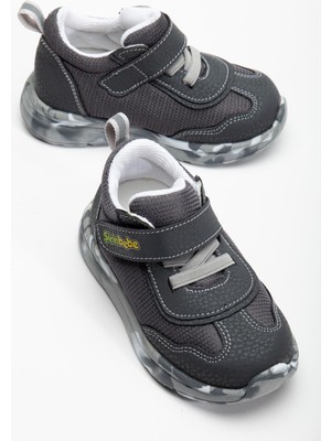 Dilimler Ayakkabı Şirinbebe Ortopedik Erkek Bebek Ilk Adım Spor Ayakkabı Füme Cırtlı Anorak Malzeme