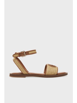 Guess Siyona Logolu Sandalet FLJSIYFAB03 Bayan Sandalet Fljsıy FAB03 Natu