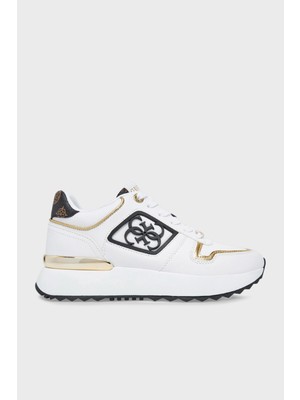 Guess Koyaa 4g Logolu Kalın Taban Sneaker Ayakkabı FLJKOYELE12 Bayan Ayakkabı Fljkoy ELE12 Whbro