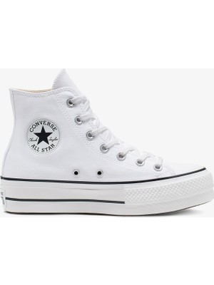 Converse Chuck Taylor All Star Lift Hi Unisex Platform Beyaz Sneaker