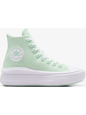 Converse Chuck Taylor All Star Motion Platform Stars Kadın Yeşil Sneaker