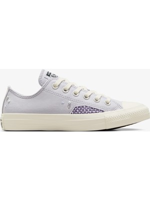 Converse Chuck Taylor All Star Pearls & Studs Low Top Ghost Town Kadın Mor Sneaker