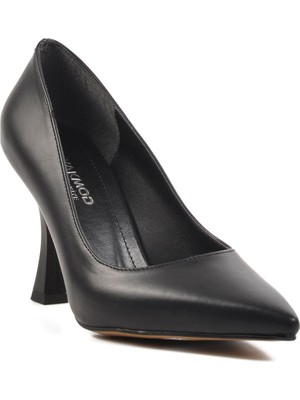 Ayakmod 284083 Z Siyah  Kadın Topuklu Ayakkabı Stiletto