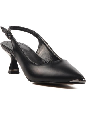 Ayakmod 357140 Z Siyah  Kadın Topuklu Ayakkabı Stiletto