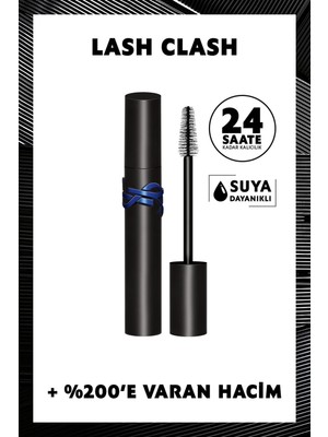 Yves Saint Laurent Lash Clash Yüksek Hacim Veren Suya Dayanıklı Siyah Maskara 3614273993760
