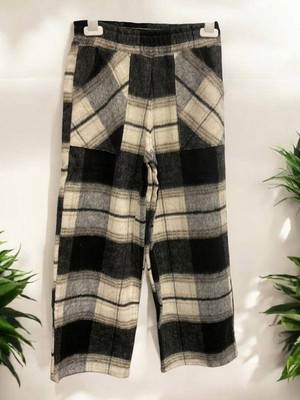 Kız Çocuk Kaşmir Ekose Pantolon