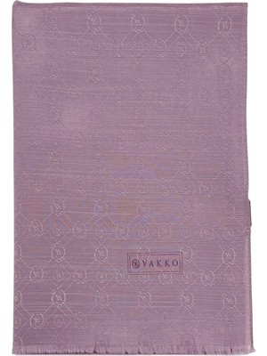 Vakko Pamuk Ipek Şal - Yeni Hologram - Lavanta