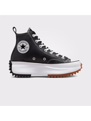 Converse Run Star Hike Platform Foundational Leather Unisex Siyah Sneaker