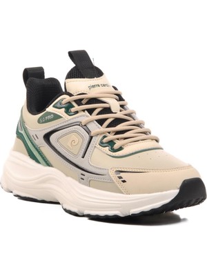 Walkway I-11065 Z Bej Kadın Sneaker Dar Kalıp