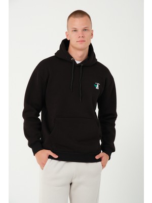 Bonesti Kapüşonlu Sweatshirt Siyah