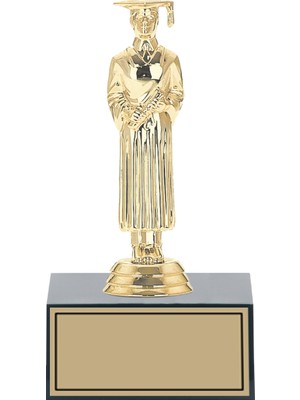 Erkek Mezuniyet Hediyesi - Mezuniyet Ödül Kupası - Mezuniyet Ödülü FG001 C Erkek 17 cm