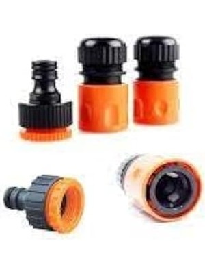 Feyza Yapi Medalyan 1/2" Hortum Musluk Bağlantı Adaptörü (2 Adet) + 1/2-3/4" Musluk Adaptörü