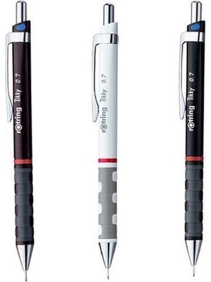 Rotring Tikky Versatil Kalem 0.7 Beyaz Bordo Siyah
