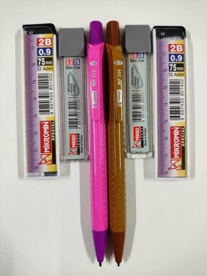 Mikro 0.9 Uçlu Kalem ( 2 Adet Kalem) ( 0,9 Kalem Ucu - 4 Kutu)