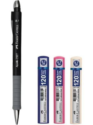 Faber-Castell Urban Versatil Kalem 0.7 Siyah 120'LI 0.7 Uç 3 Adet