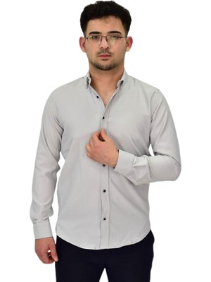 Erkek Likralı Spor Silim Fit Gömlek BGL-ST04326