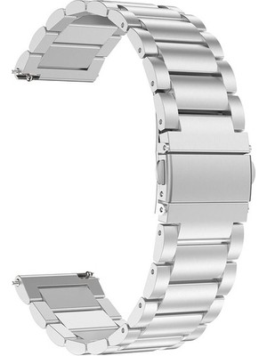 Dmay Xiaomi Watch S4 Uyumlu Paslanmaz Çelik Metal Kordon 22MM