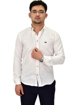 Erkek Likralı Spor Silim Fit Gömlek BGL-ST04327