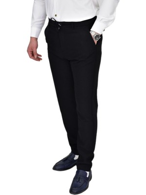 Baglan Erkek Regular Fit Beli Lastikli Jogger Pantolon Pamuklu Malzeme BGL-ST04329 Günlük Kullanım İçin
