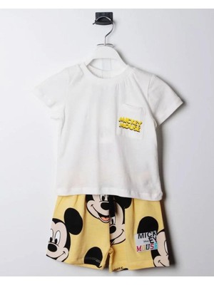 Mickey Mouse Şortlu Takım