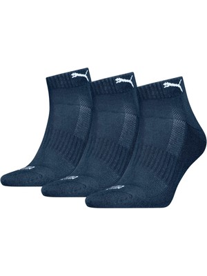 Puma Unisex Çorap 3'lü Set Hava Kanallı ve Geri Dönüştürülmüş Malzemeden Üretim
