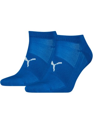 Puma Unisex 2'li Spor Ayakkabı Çorap Hafif Destek ve Konfor Sağlayan Mavi