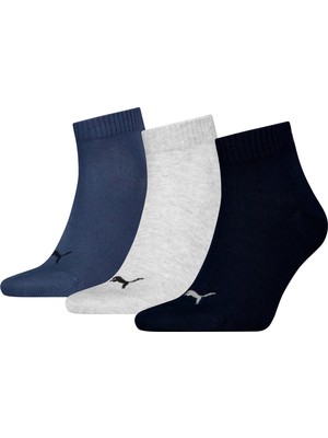 Puma Quarter Unısex 3'lü Çorap